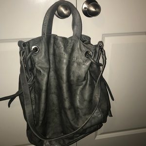Grey oversize bag